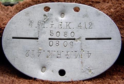 Machine Gunner Dog Tag