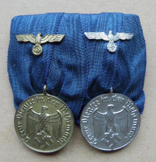 Army Service 2 Medal Bar