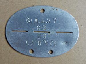 Artillery DogTag
