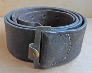 E/M NCO Leather Belt